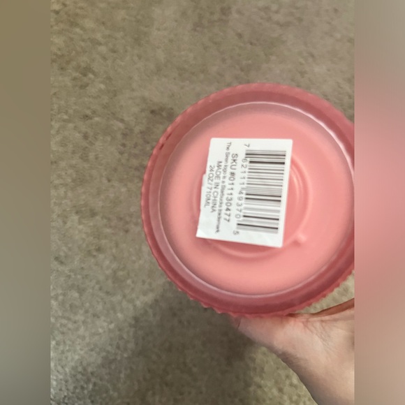 starbucks Pink jeweled cold tumbler beveled 24oz - Picture 5 of 5